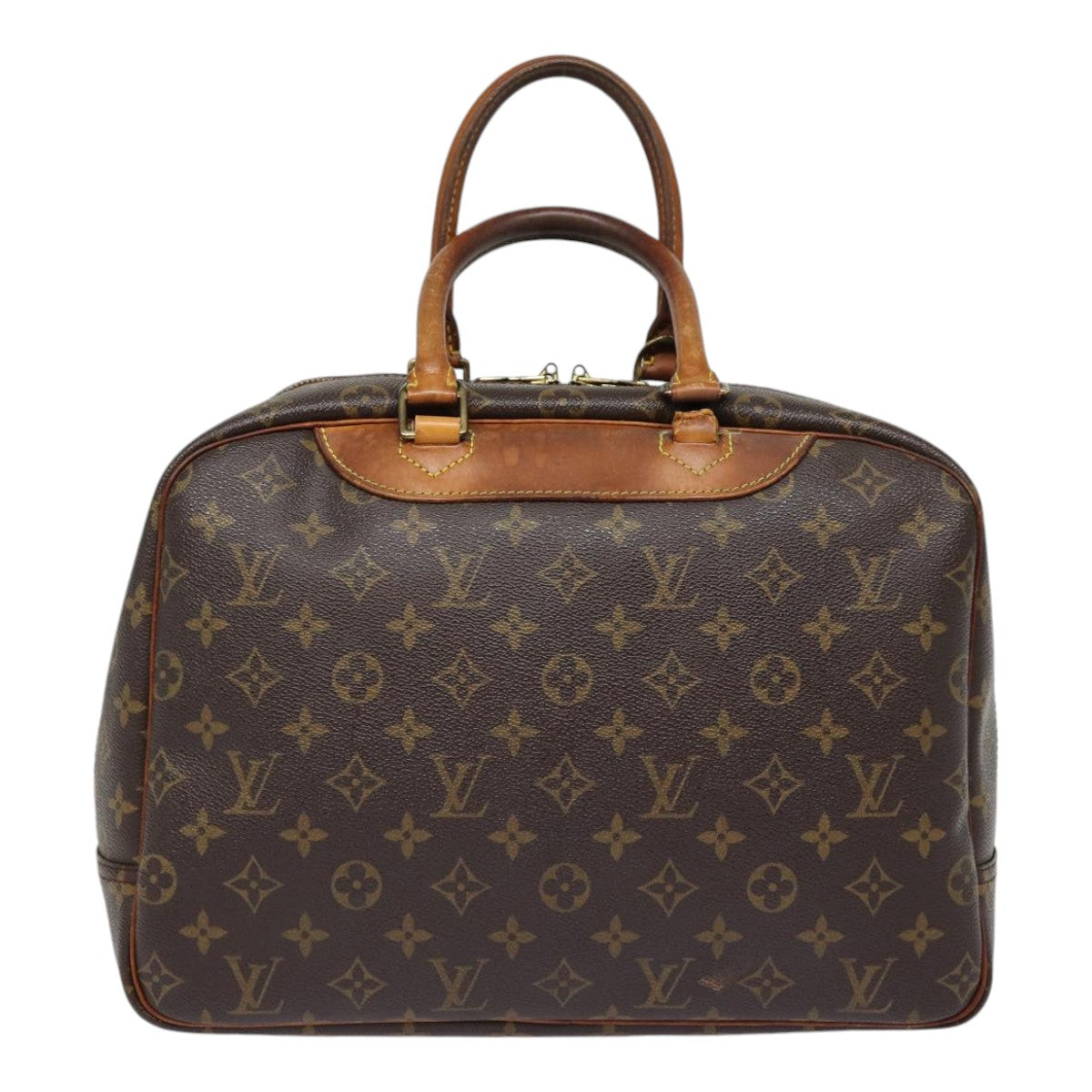 LOUIS VUITTON Monogram Deauville Hand Bag M47270 LV Auth bs17412