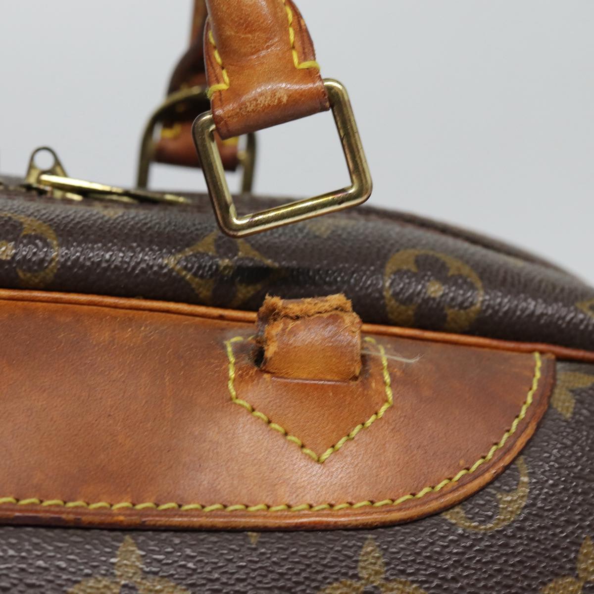 LOUIS VUITTON Monogram Deauville Hand Bag M47270 LV Auth bs17412