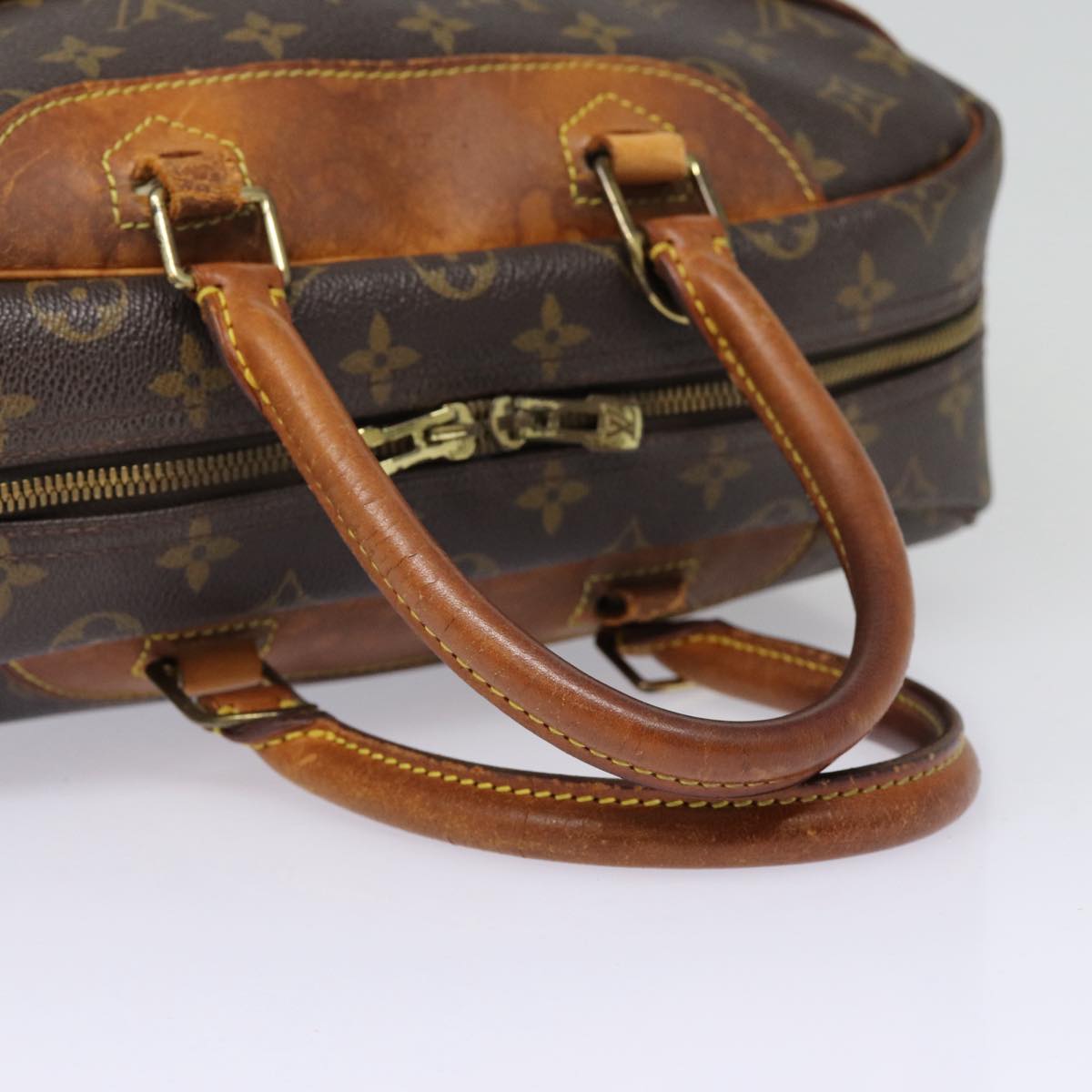 LOUIS VUITTON Monogram Deauville Hand Bag M47270 LV Auth bs17412