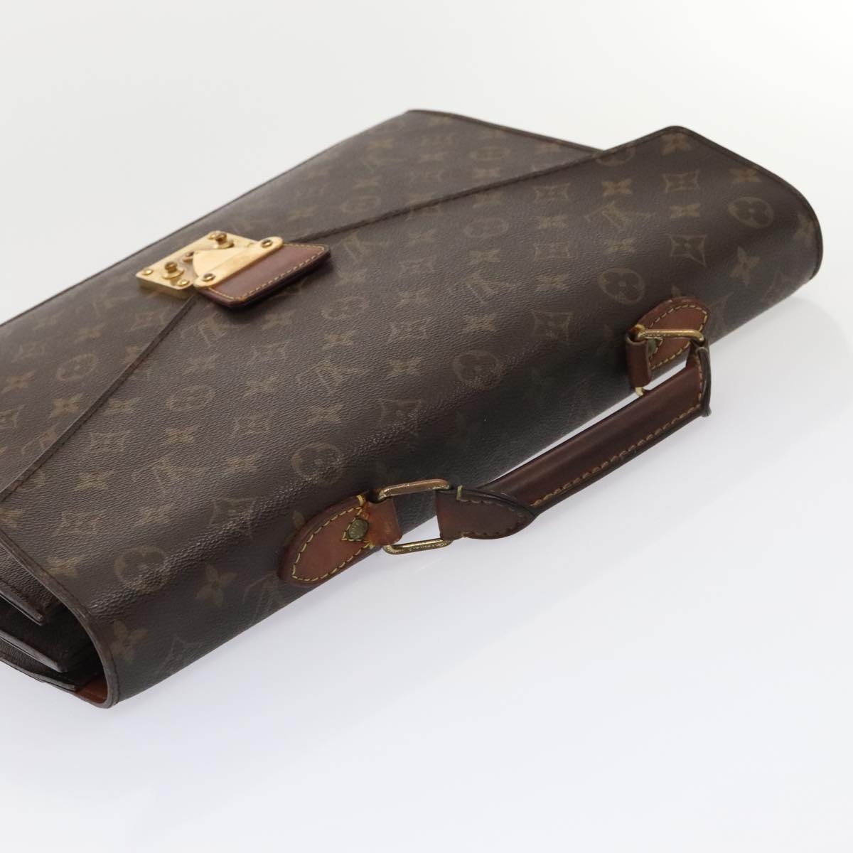 LOUIS VUITTON Monogram Serviette Conseiller Briefcase M53331 LV Auth bs17414