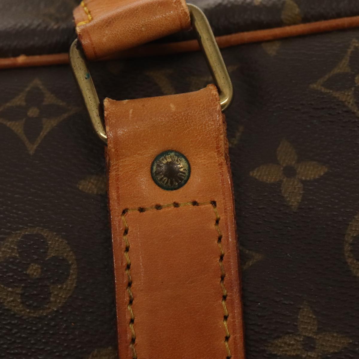 LOUIS VUITTON Monogram Sac 48 Heures Boston Bag M41383 LV Auth bs17416