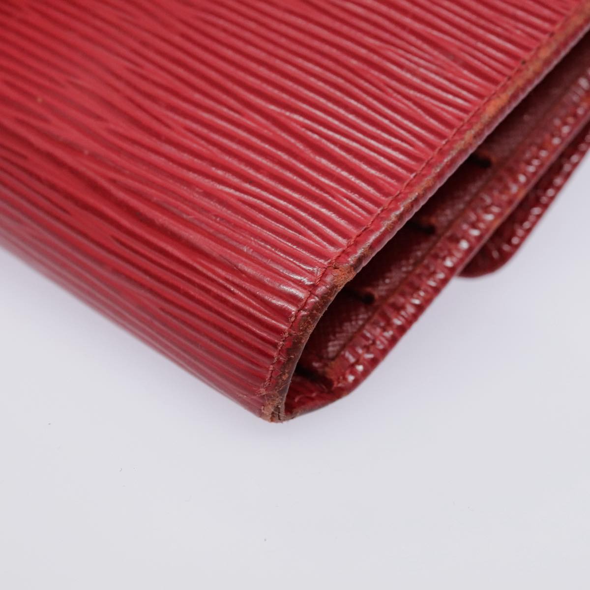 LOUIS VUITTON Epi Portefeiulle Sarah Long Wallet Red M6359E LV Auth bs17451