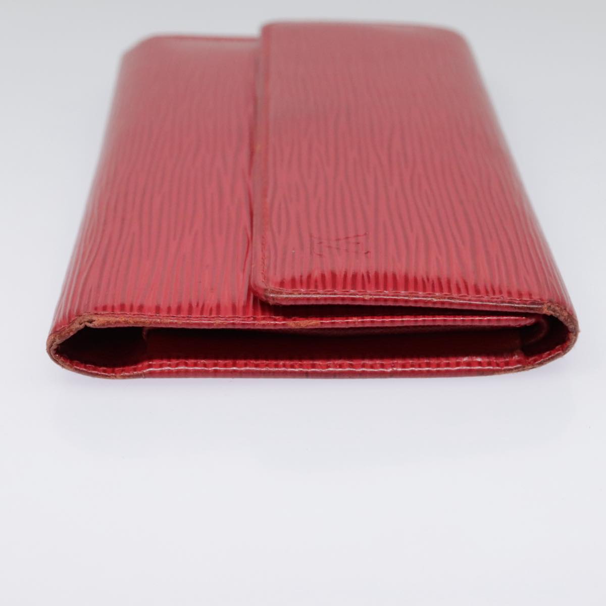 LOUIS VUITTON Epi Portefeiulle Sarah Long Wallet Red M6359E LV Auth bs17451