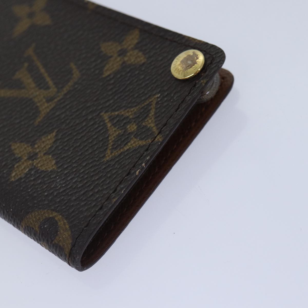 LOUIS VUITTON Monogram Wallet 2Set LV Auth bs17454