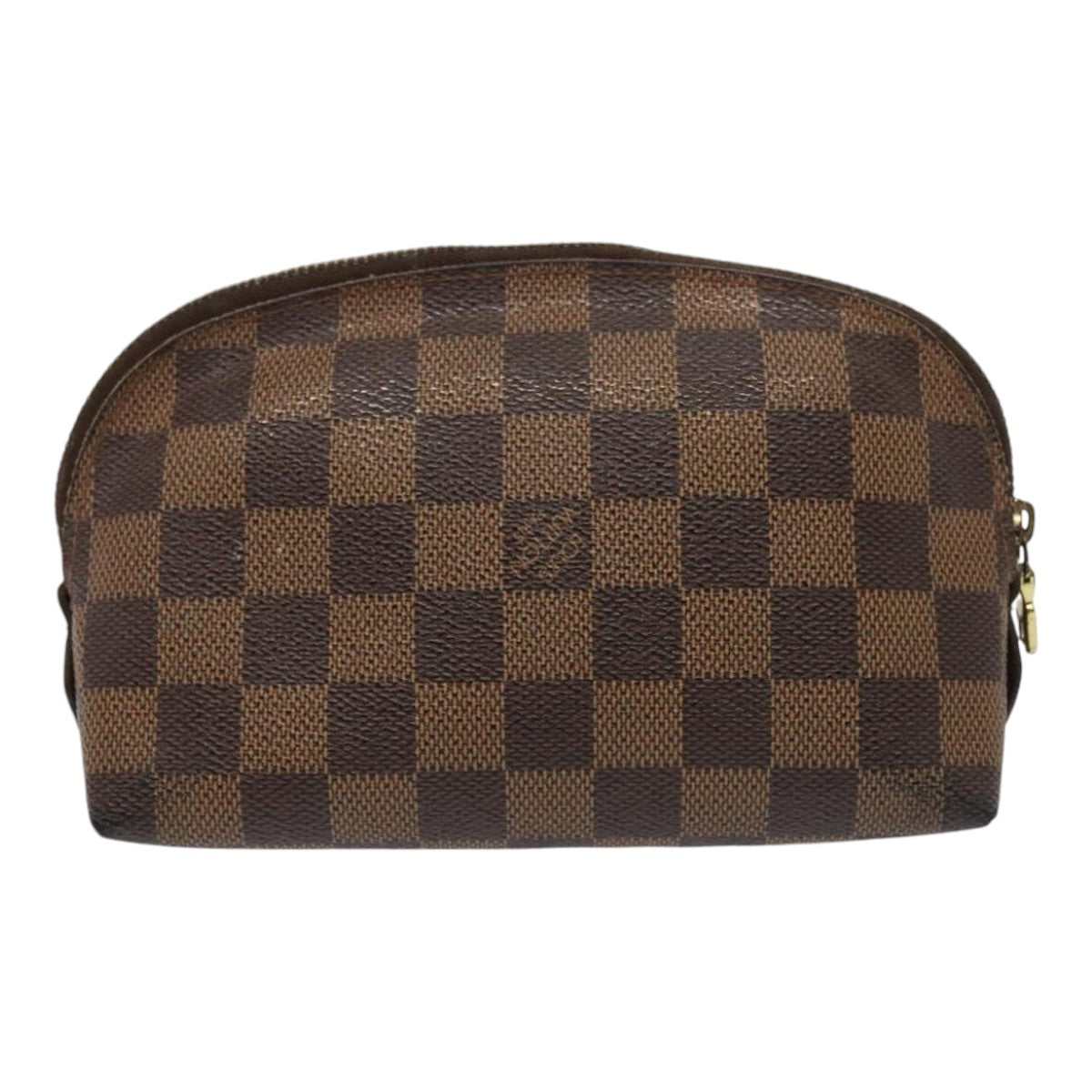 LOUIS VUITTON Damier Ebene Pochette Cosmetic PM Pouch N47516 LV Auth bs17543