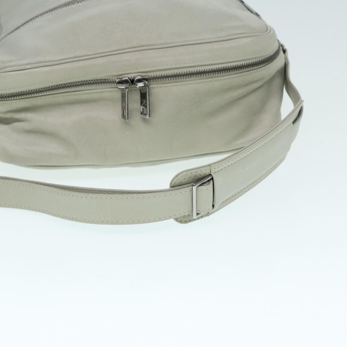 LOUIS VUITTON Monogram Difference Clarkson Bag White M92358 LV Auth bs17544