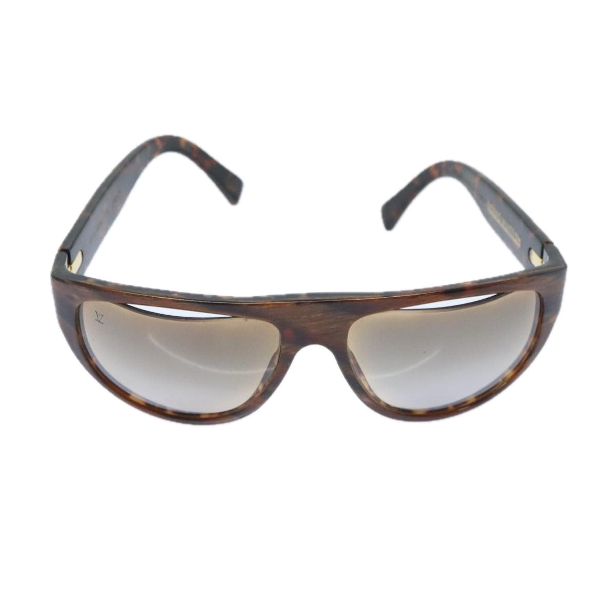 LOUIS VUITTON Sunglasses plastic Brown Z0018W LV Auth bs17575