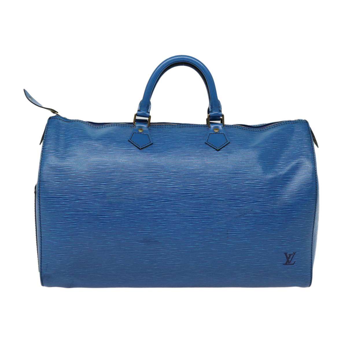 LOUIS VUITTON Epi Speedy 40 Hand Bag Toledo Blue M42985 LV Auth bs17579