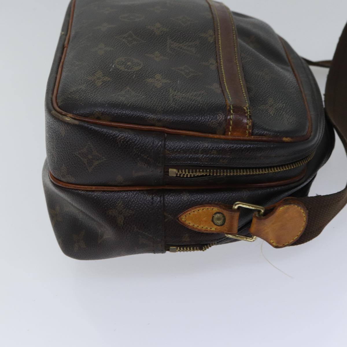 LOUIS VUITTON Monogram Reporter PM Shoulder Bag M45254 LV Auth bs17621