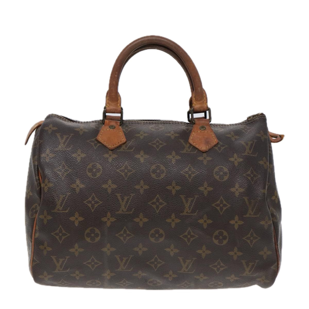 LOUIS VUITTON Monogram Speedy 30 Hand Bag M41526 LV Auth bs17622