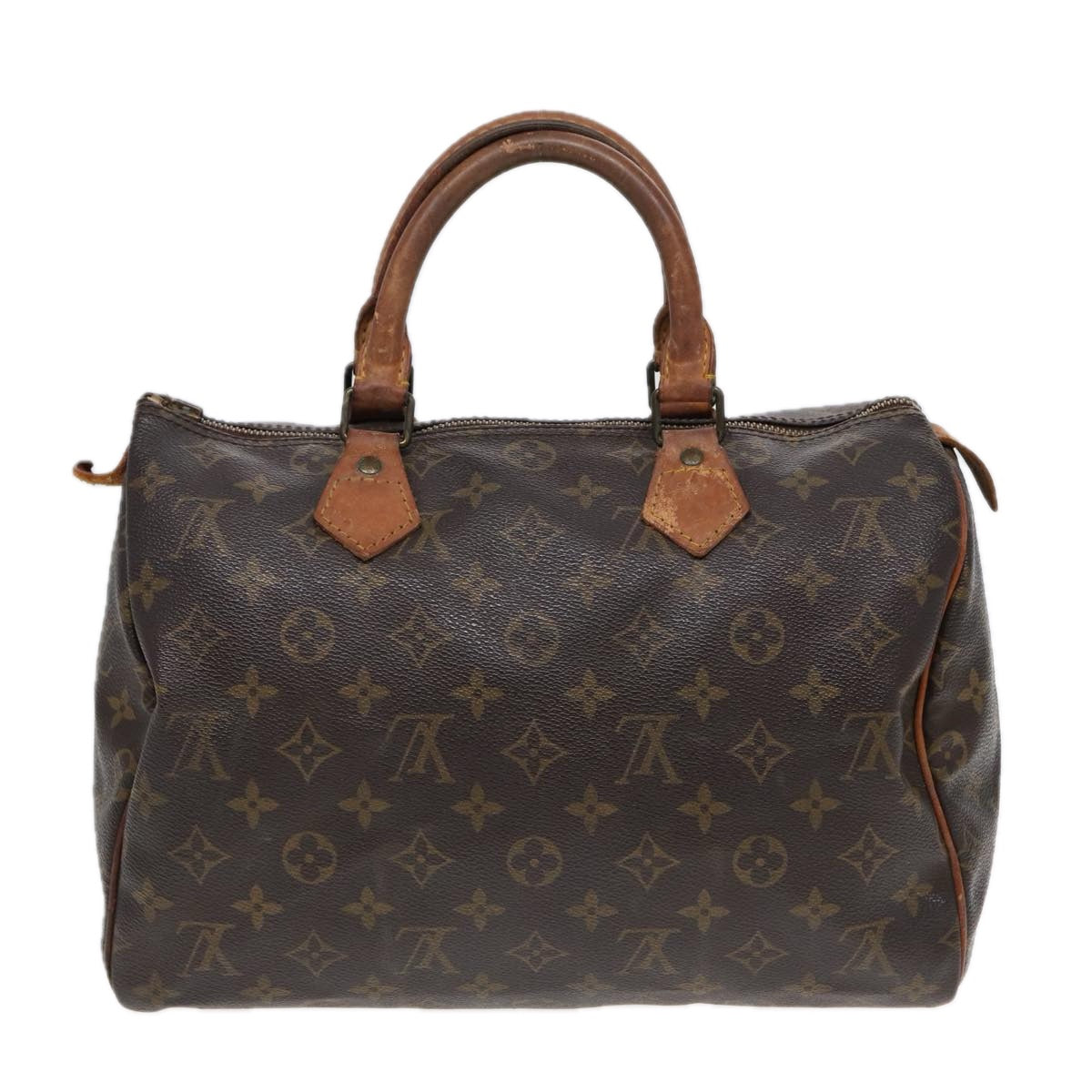 LOUIS VUITTON Monogram Speedy 30 Hand Bag M41526 LV Auth bs17622