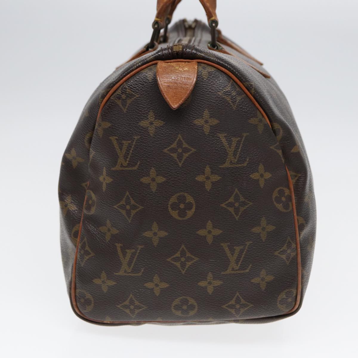 LOUIS VUITTON Monogram Speedy 30 Hand Bag M41526 LV Auth bs17622