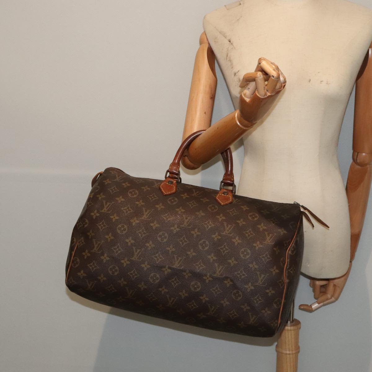 LOUIS VUITTON Monogram Speedy 40 Hand Bag M41522 LV Auth bs17629