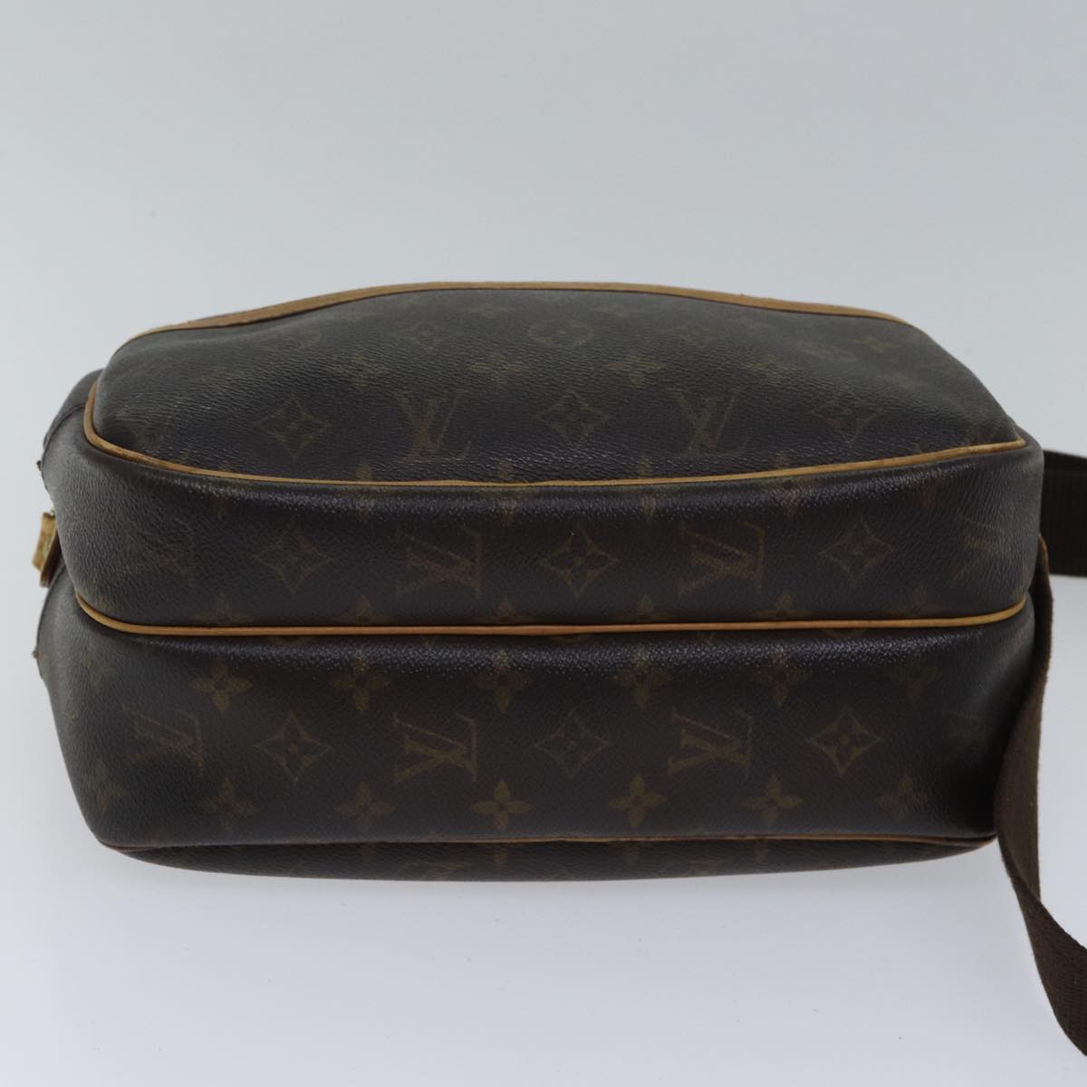 LOUIS VUITTON Monogram Reporter PM Shoulder Bag M45254 LV Auth bs17676