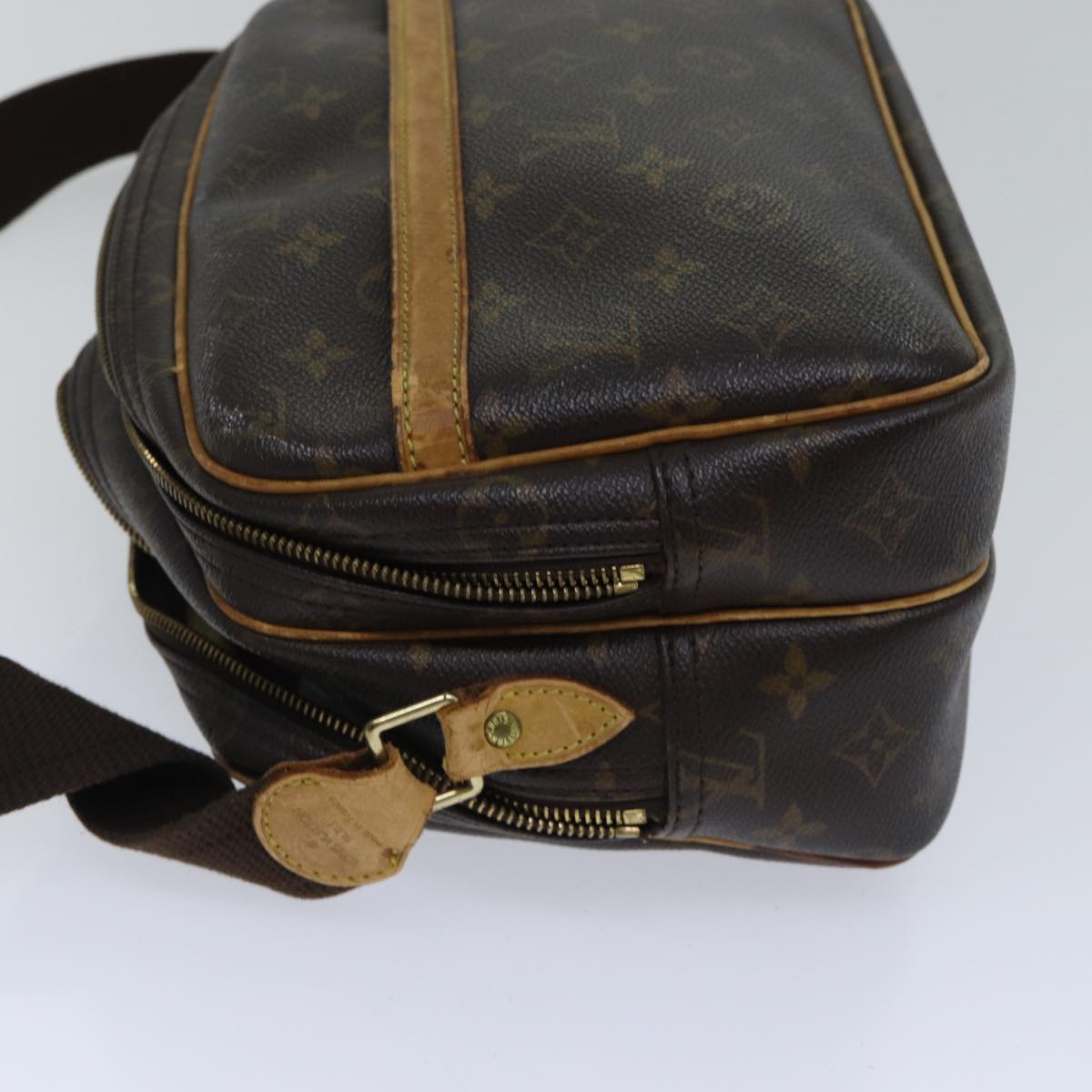 LOUIS VUITTON Monogram Reporter PM Shoulder Bag M45254 LV Auth bs17676