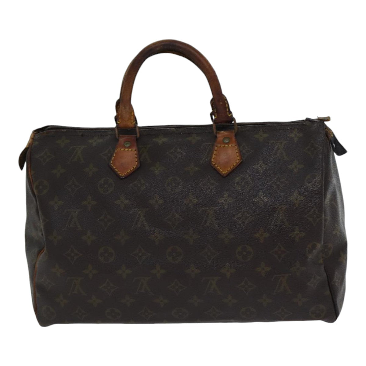 LOUIS VUITTON Monogram Speedy 35 Hand Bag M41524 LV Auth bs17678