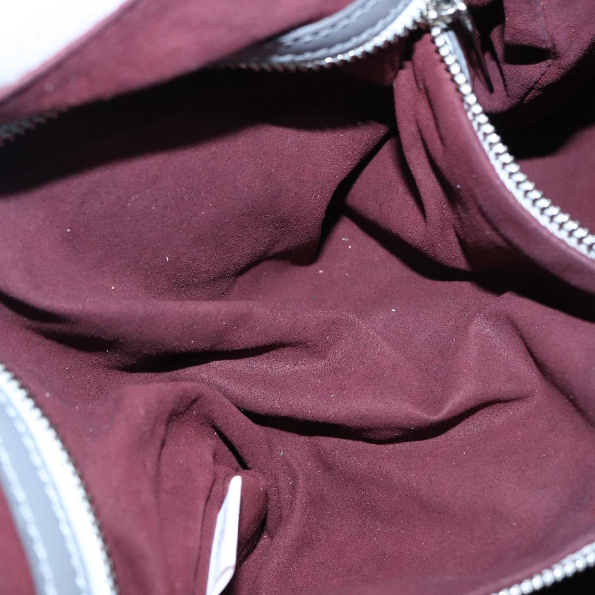 Stella MacCartney Chain Shoulder Bag polyester Gray Silver Auth bs17685