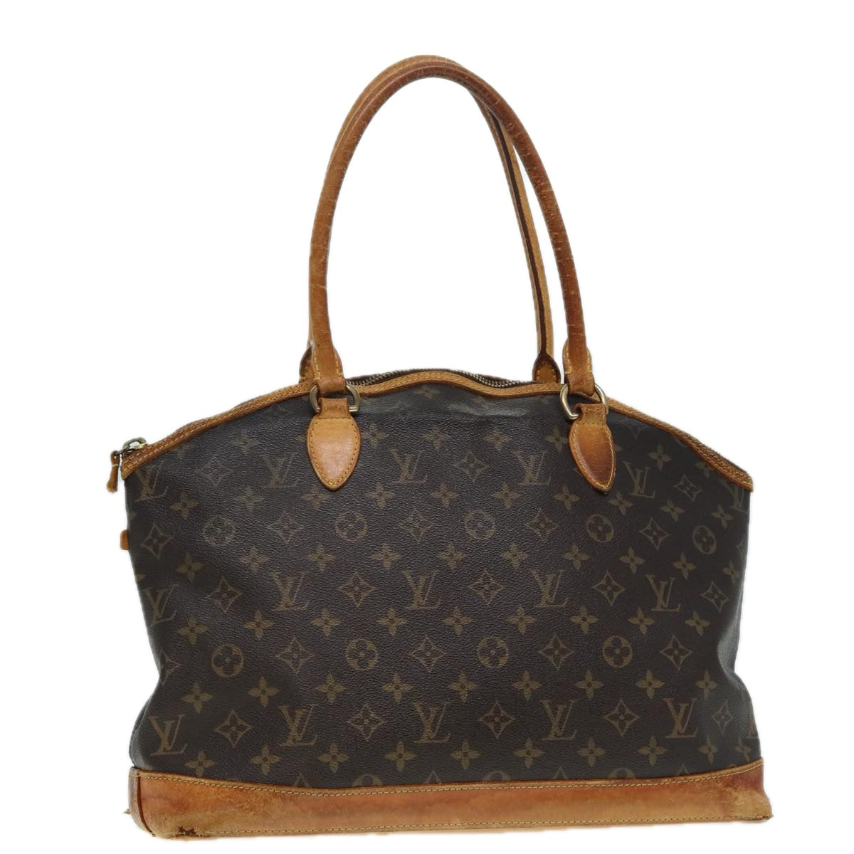 LOUIS VUITTON Monogram Lockit Horizontal Hand Bag M40104 LV Auth bs17707