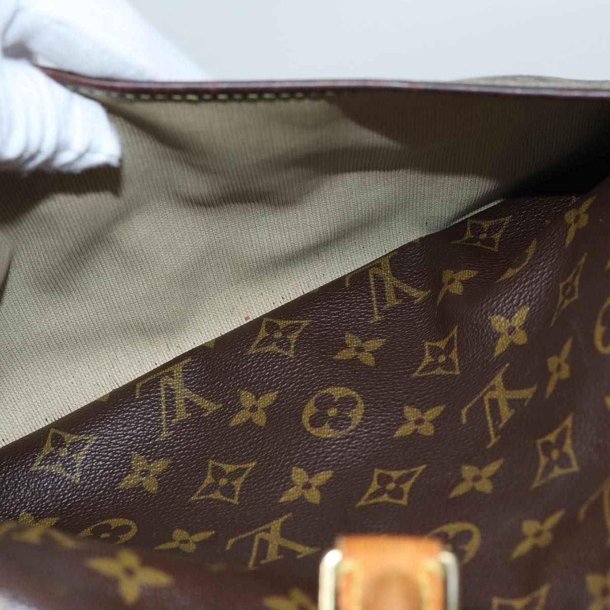 LOUIS VUITTON Monogram Deauville Hand Bag M47270 LV Auth bs17745