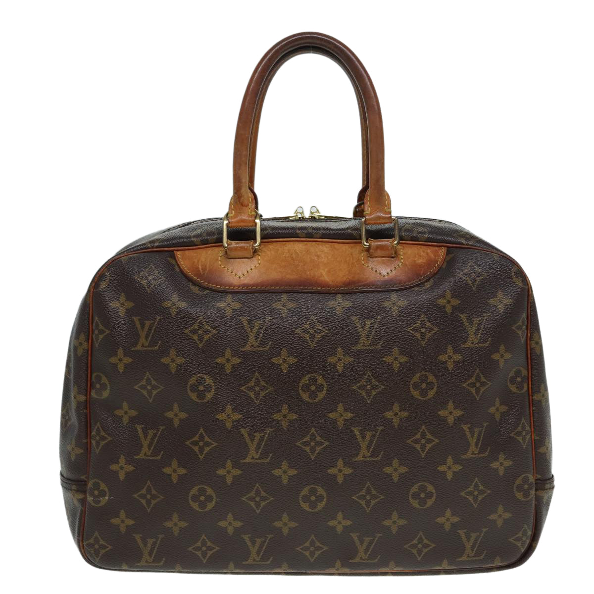 LOUIS VUITTON Monogram Deauville Hand Bag M47270 LV Auth bs17745