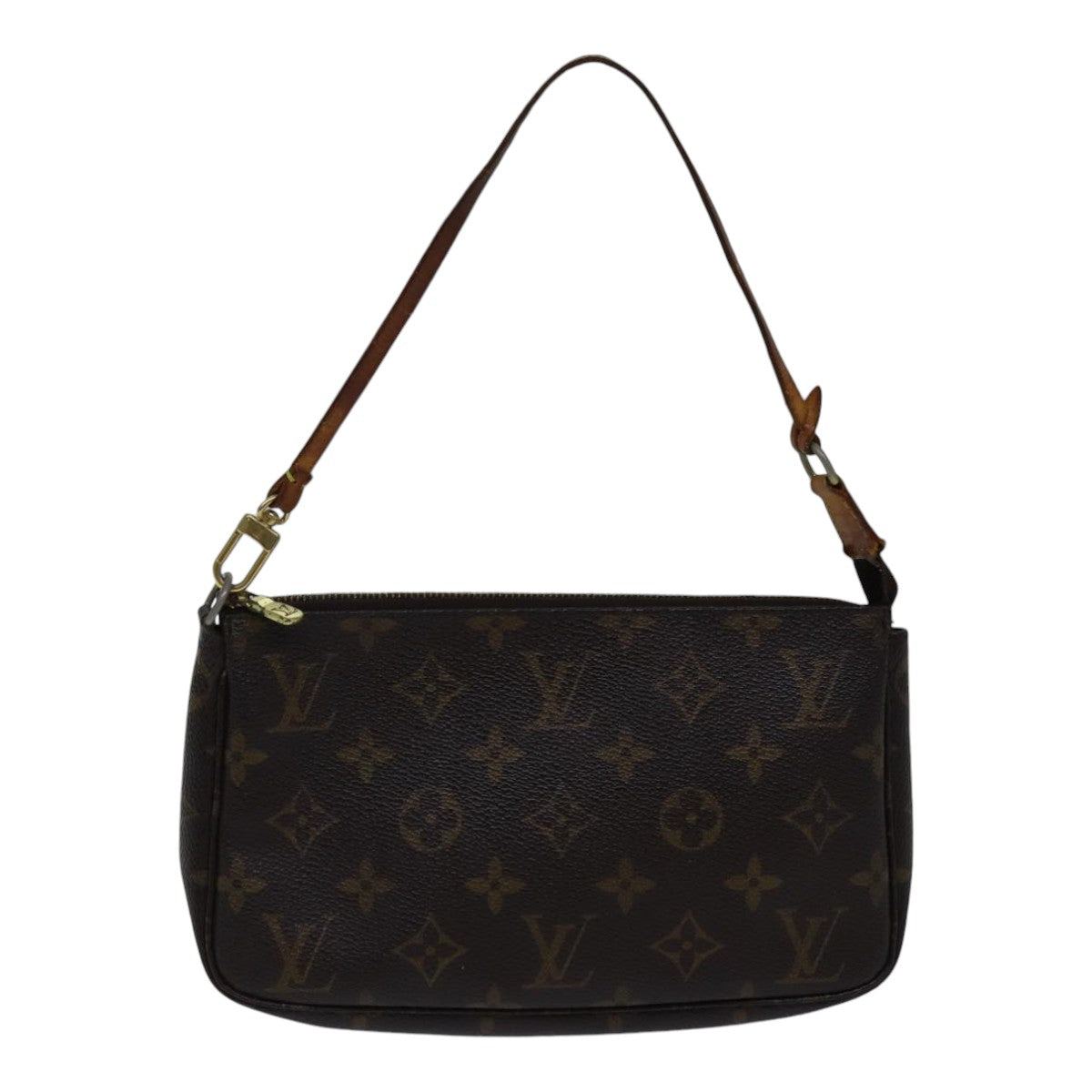 LOUIS VUITTON Monogram Pochette Accessoires Pouch M51980 LV Auth bs17808