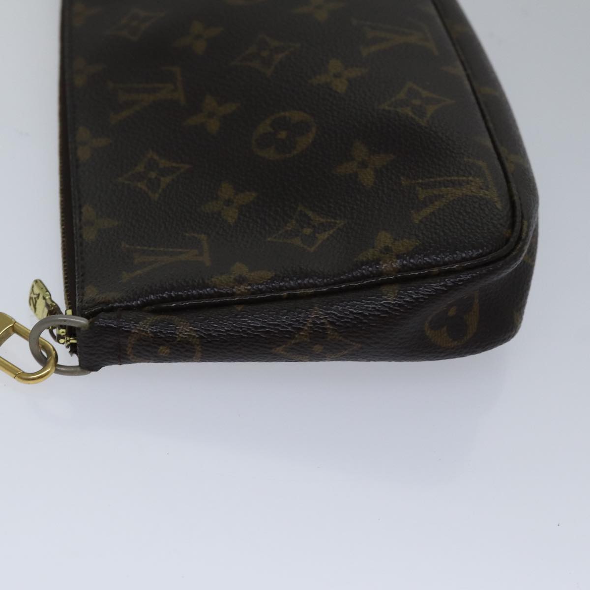 LOUIS VUITTON Monogram Pochette Accessoires Pouch M51980 LV Auth bs17808