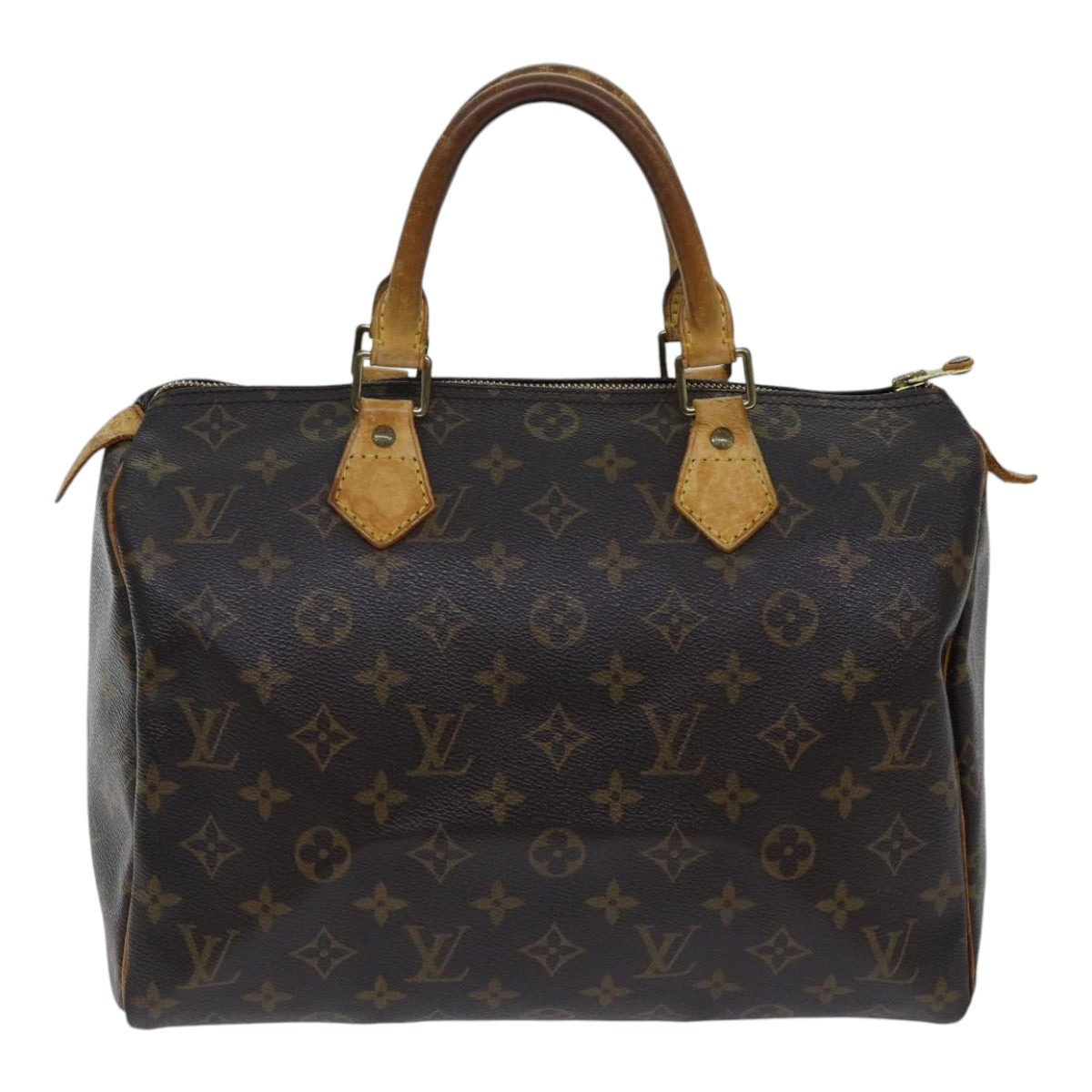 LOUIS VUITTON Monogram Speedy 30 Hand Bag M41526 LV Auth bs17809