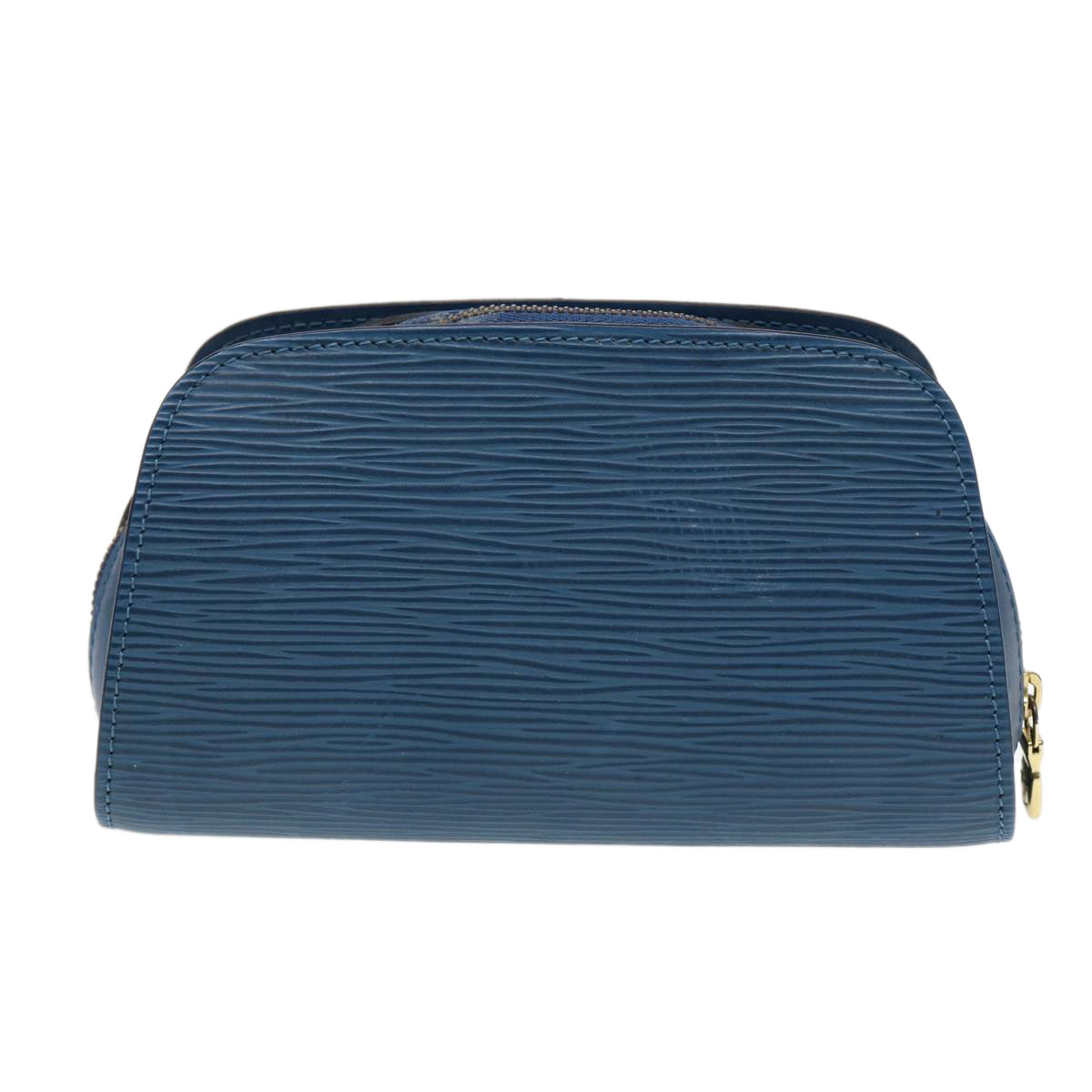 LOUIS VUITTON Epi Dauphine PM Pouch Blue M48445 LV Auth bs17810