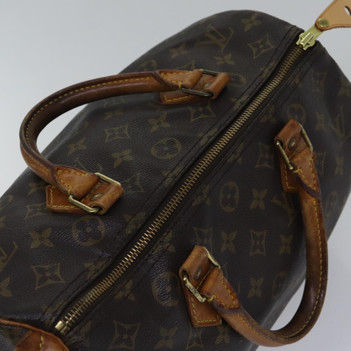 LOUIS VUITTON Monogram Speedy 30 Hand Bag M41526 LV Auth bs17811