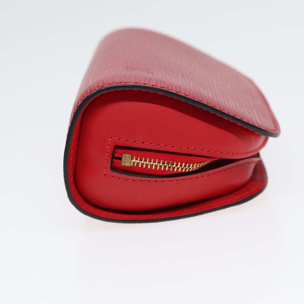 LOUIS VUITTON Epi Dauphine PM Pouch Castilian Red M48447 LV Auth bs17812