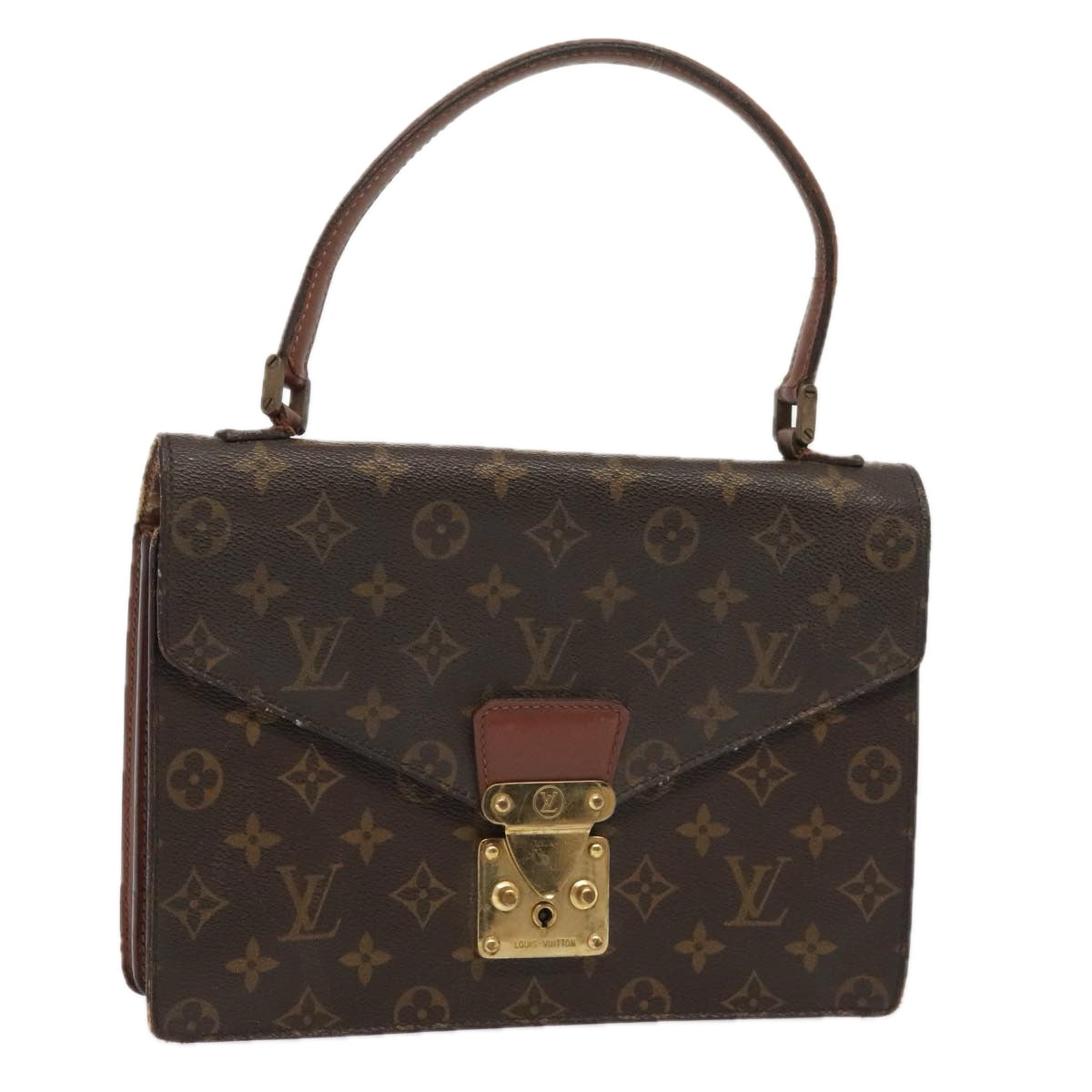 LOUIS VUITTON Monogram Concorde Hand Bag M51190 LV Auth bs17827