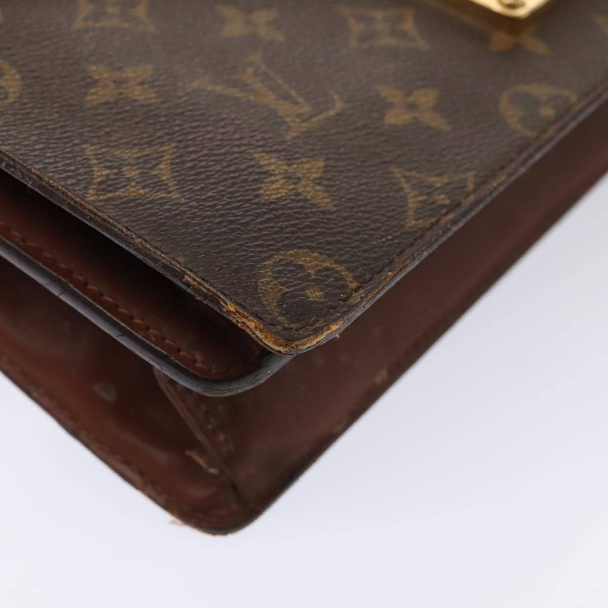 LOUIS VUITTON Monogram Concorde Hand Bag M51190 LV Auth bs17827