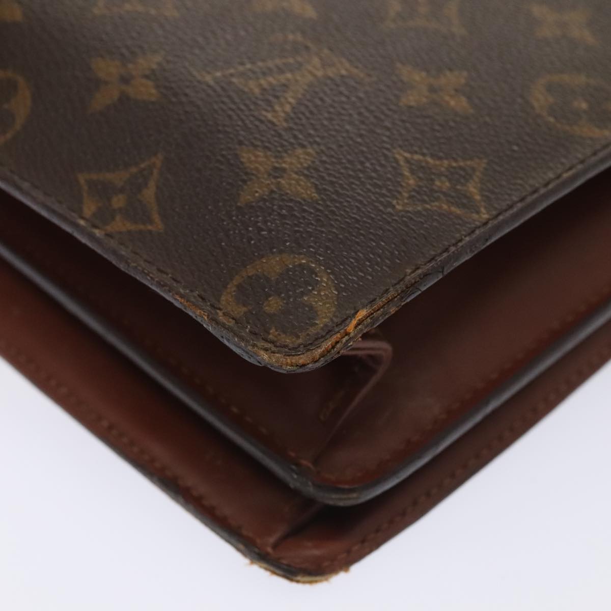 LOUIS VUITTON Monogram Concorde Hand Bag M51190 LV Auth bs17827