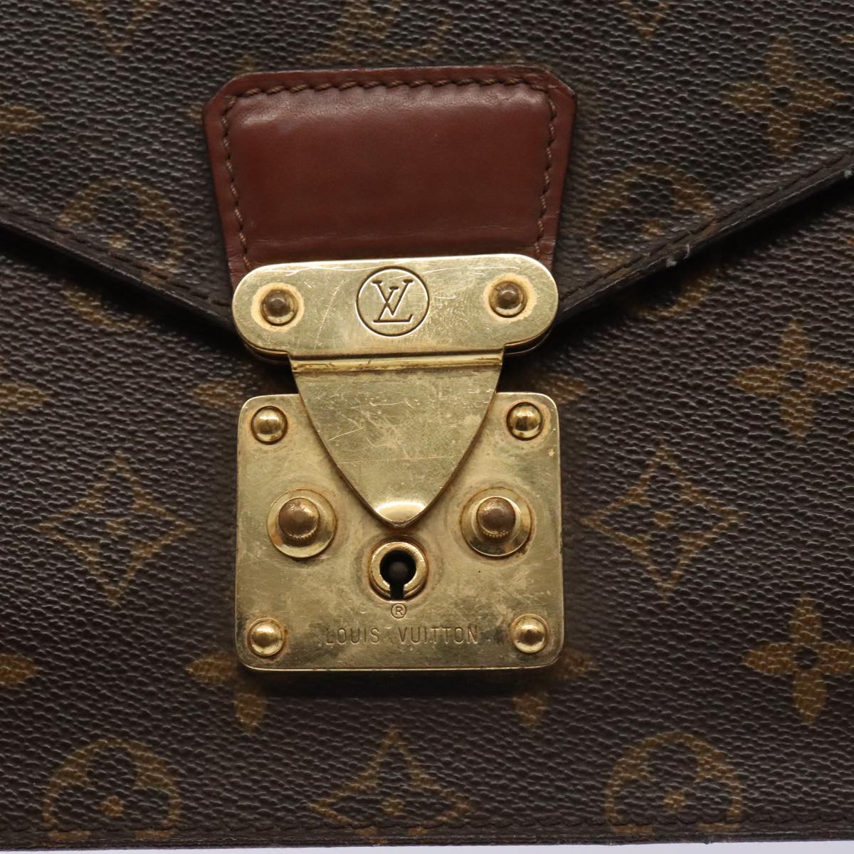 LOUIS VUITTON Monogram Concorde Hand Bag M51190 LV Auth bs17827