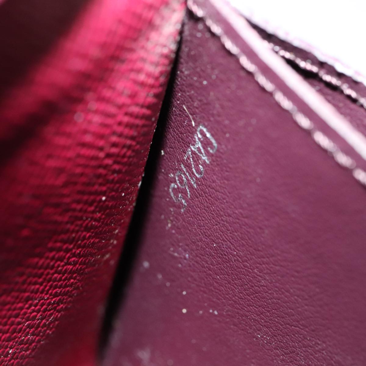 LOUIS VUITTON Epi Portefeuille Emily Long Wallet Fuchsia M60851 LV Auth bs17841