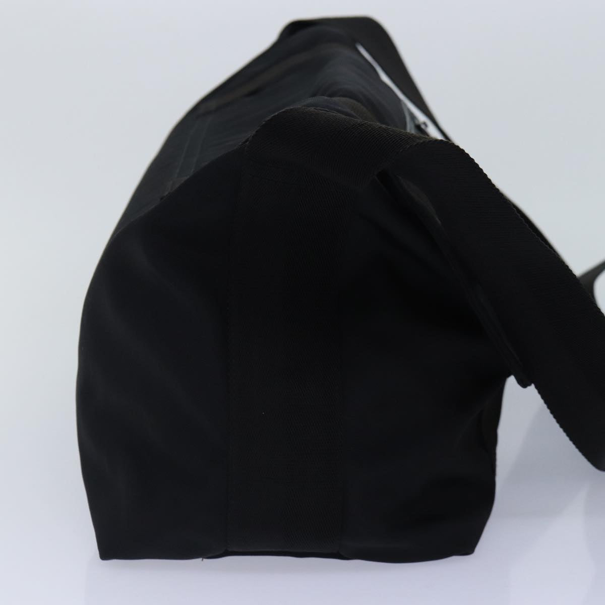 GUCCI Shoulder Bag Nylon Black Silver 122374 Auth bs17862