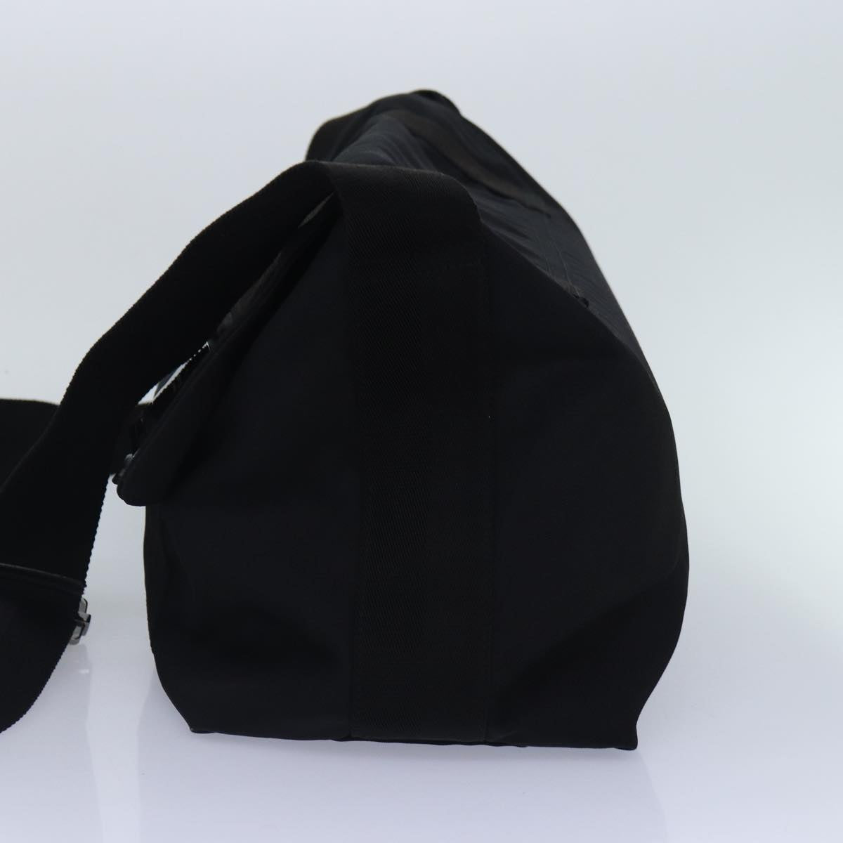 GUCCI Shoulder Bag Nylon Black Silver 122374 Auth bs17862