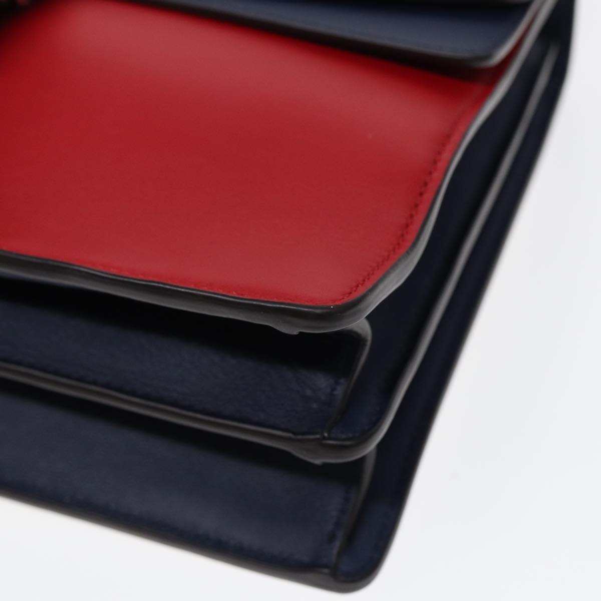 GUCCI Chain Dionysus Panther Shoulder Bag Leather Multicolor 403348 Auth bs17863V