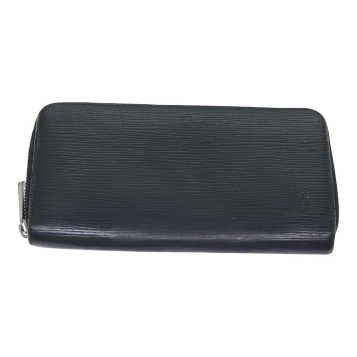 LOUIS VUITTON Epi Zippy Wallet Long Wallet Black M64838 LV Auth bs17961