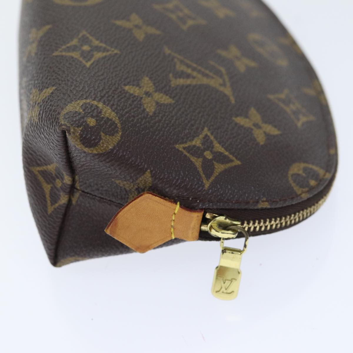 LOUIS VUITTON Monogram Pochette Cosmetic PM Cosmetic Pouch M47515 Auth bs17963