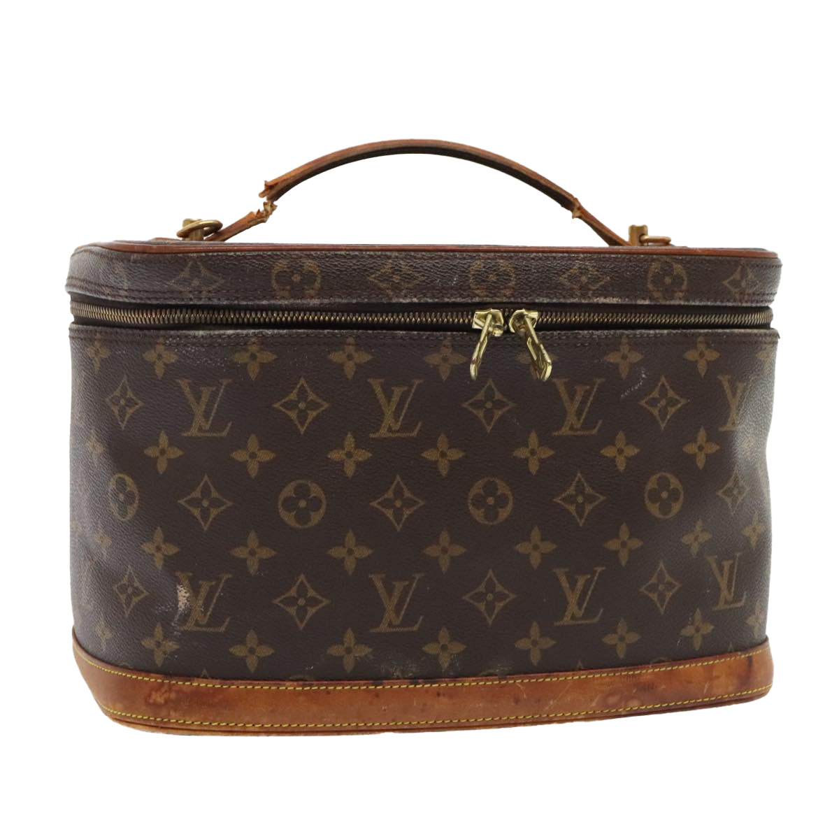 LOUIS VUITTON Monogram Nice Hand Bag M47280 LV Auth bs17993