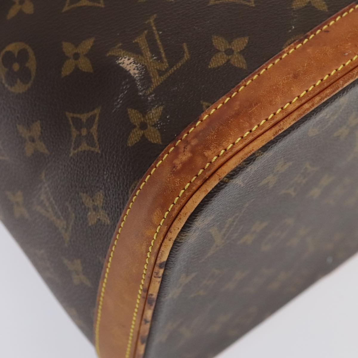 LOUIS VUITTON Monogram Nice Hand Bag M47280 LV Auth bs17993