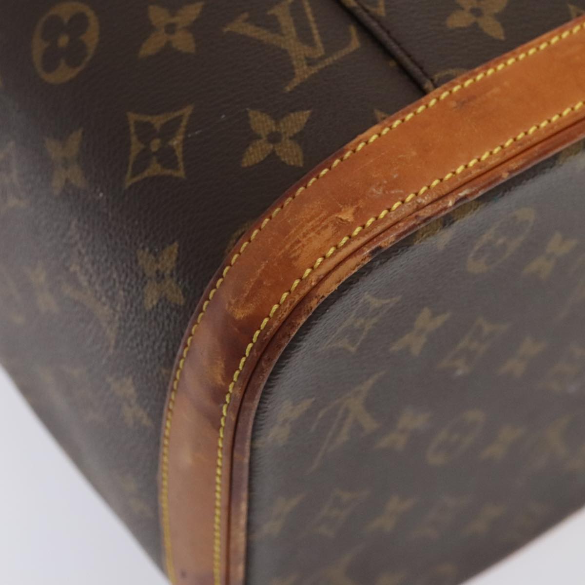 LOUIS VUITTON Monogram Nice Hand Bag M47280 LV Auth bs17993