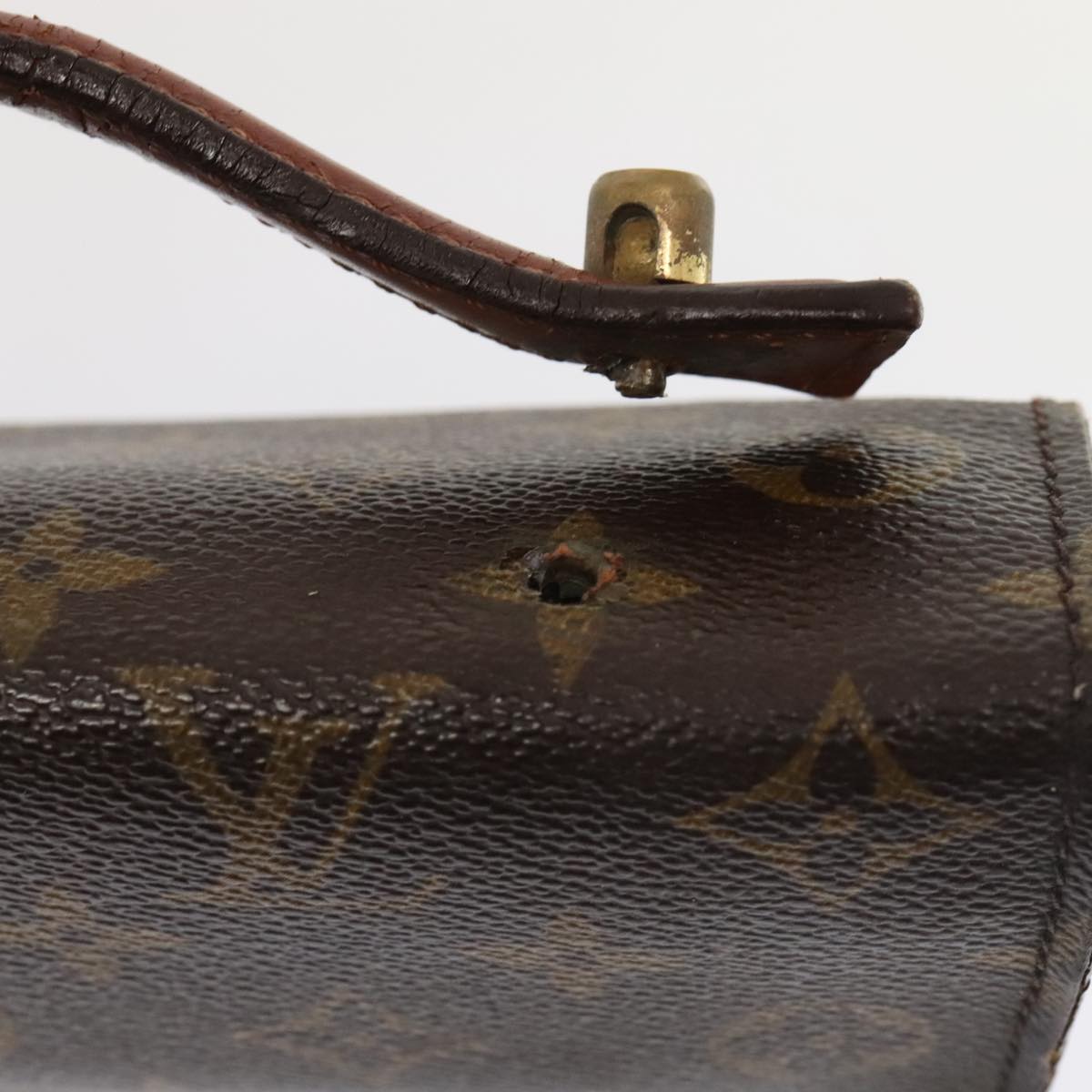 LOUIS VUITTON Monogram Monceau 28 Hand Bag 2way M51185 LV Auth bs18052