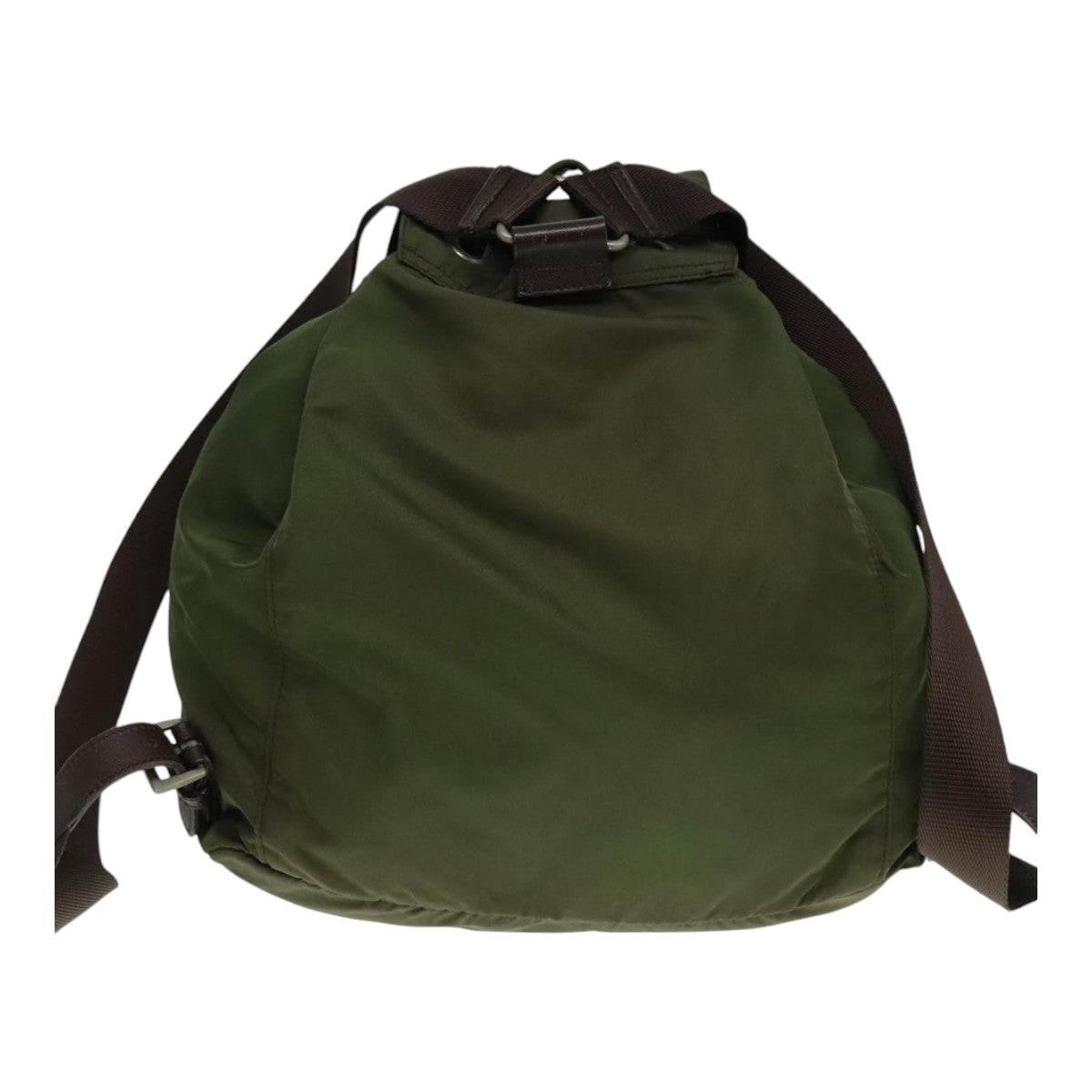 PRADA Backpack Nylon Green Auth bs18089