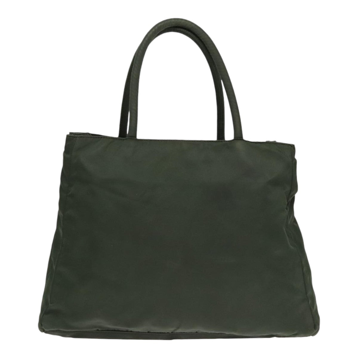 PRADA Hand Bag Nylon Green Auth bs18090