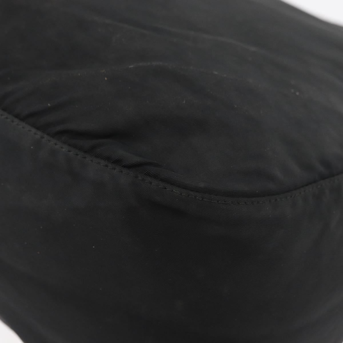 PRADA Shoulder Bag Nylon Black Auth bs18091