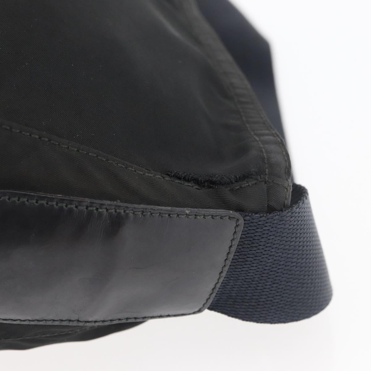 PRADA Shoulder Bag Nylon Black Auth bs18091