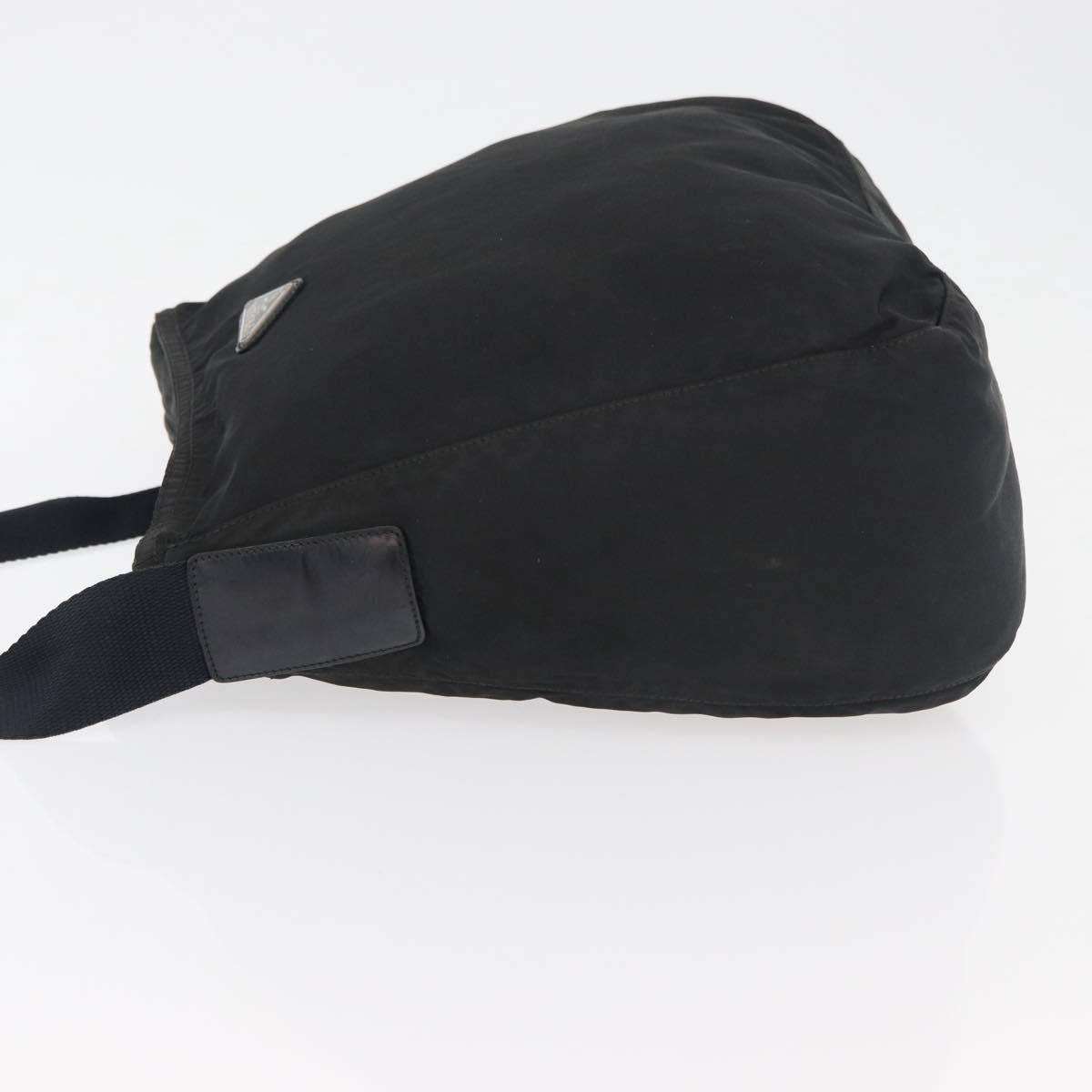 PRADA Shoulder Bag Nylon Black Auth bs18091