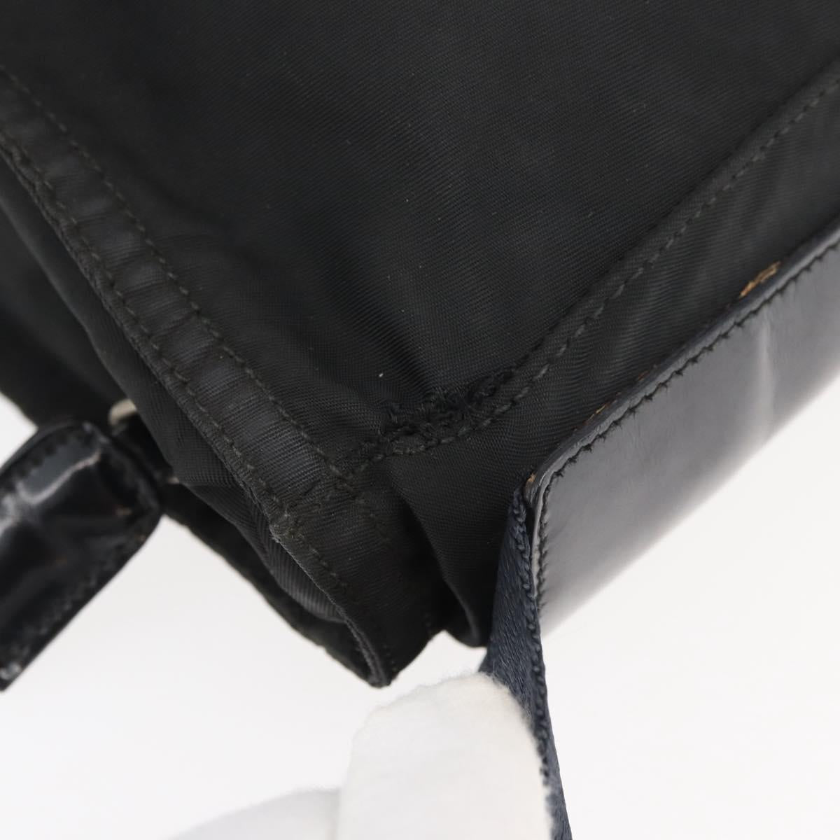 PRADA Shoulder Bag Nylon Black Auth bs18091